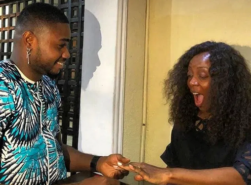 BBNaija's Praise's photos with fiancee, son surface after he's ...