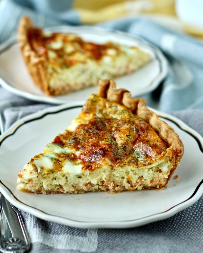 Smoked Salmon Quiche Karen's Kitchen Stories