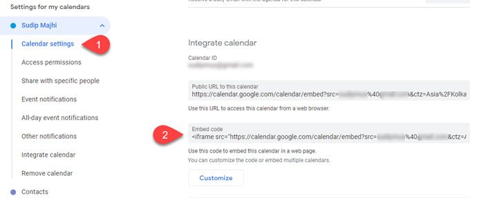如何在任何网页上嵌入 Google 日历