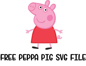 Free Peppa Pig Svg File - www.my-designs4you.com