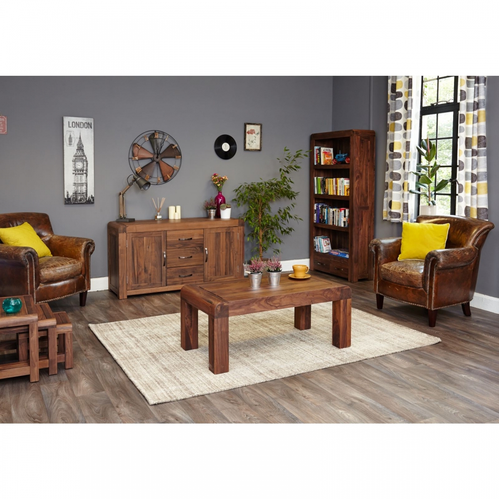 Dark Wood Living Room Tables Wall Decoration