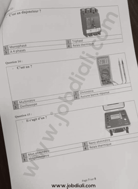 Exemple Concours Agents d'Exécution 2021 - RADEES