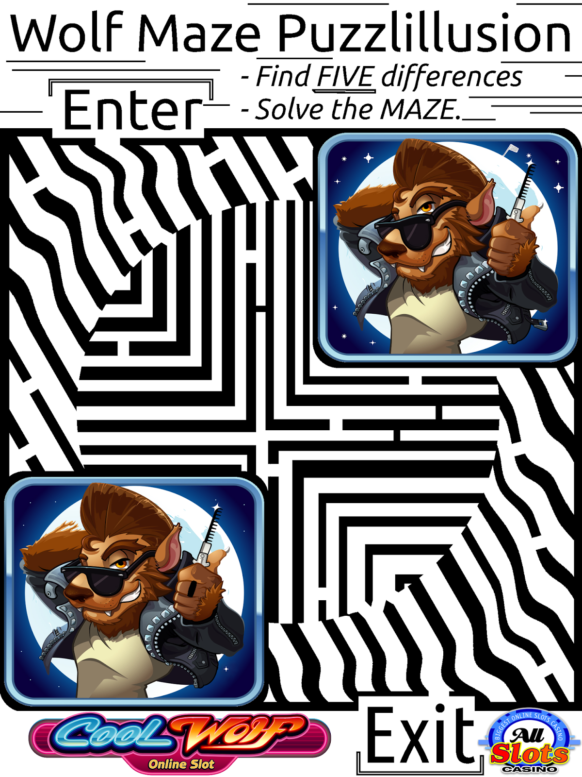 wolf maze