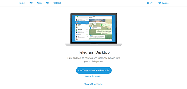 Cara Download Telegram di PC