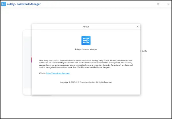 Tenorshare 4uKey Password Manager