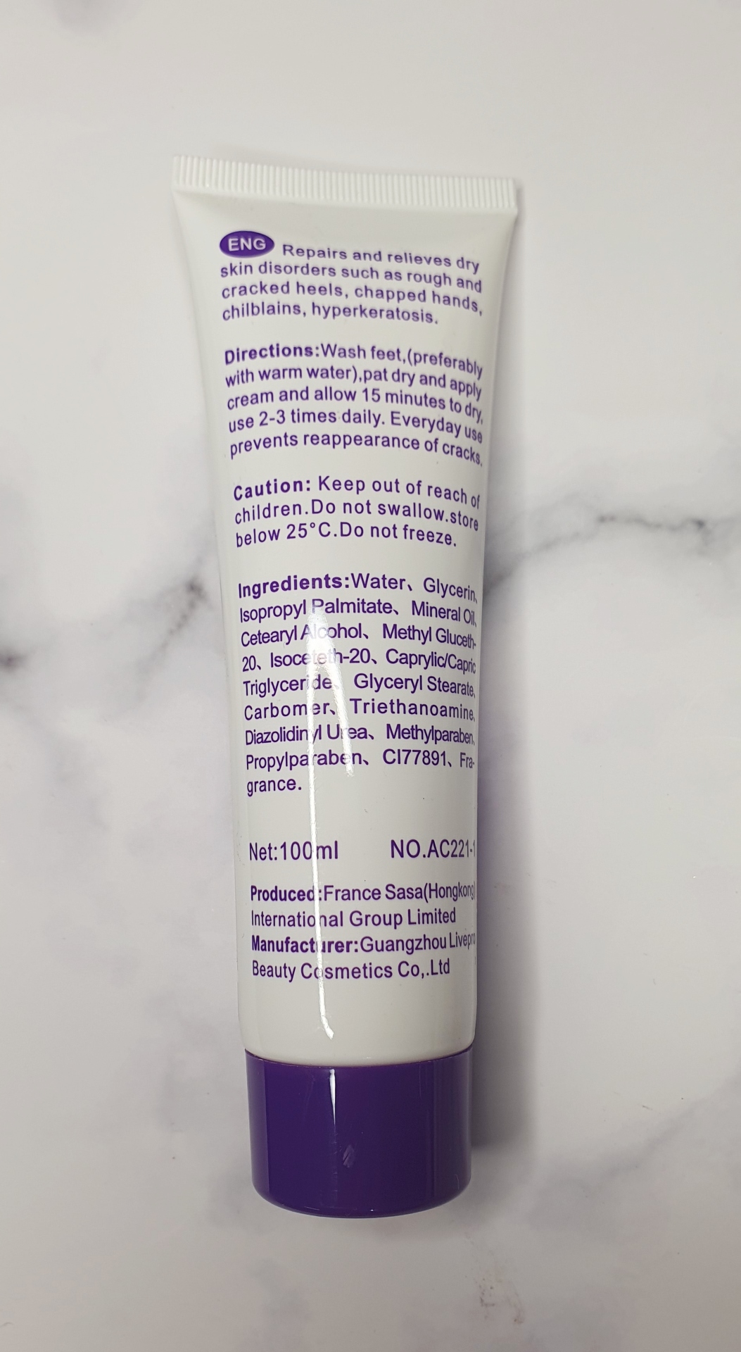 Review Aichun Beauty Whitening Repair Foot cream Myra Voices!