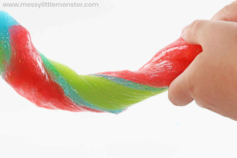 Colorful Rainbow Slime - Little Bins for Little Hands