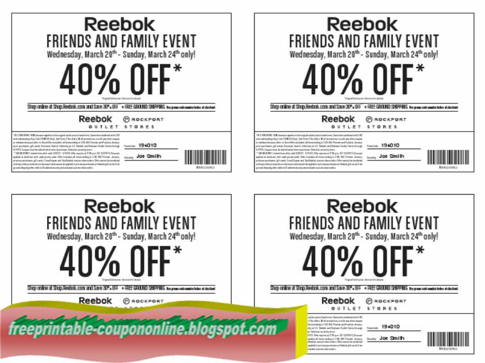 reebok coupons