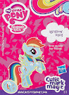 My Little Pony Wave 12B Rainbow Dash Blind Bag Card