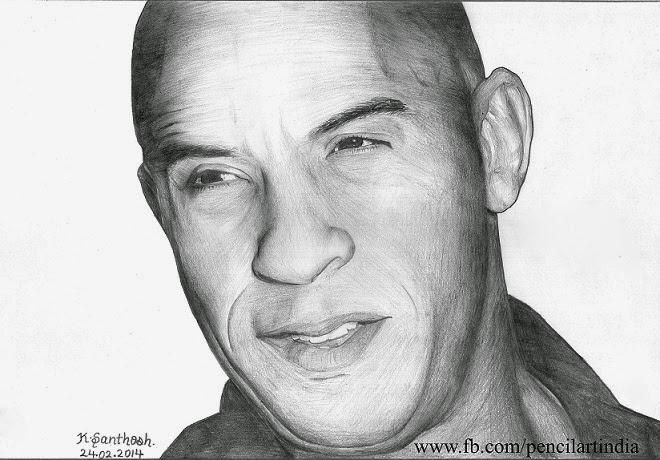 Вин дизель рисунок