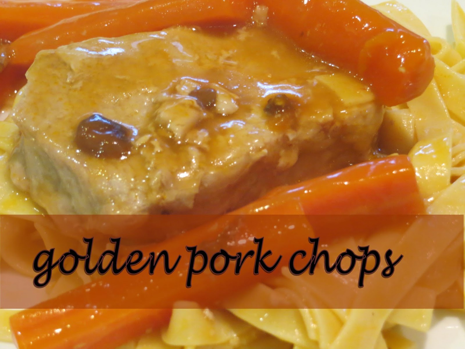 Two Magical Moms: Golden Pork Chops