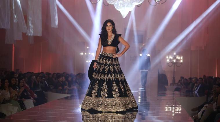 Katrina Kaif in Manish Malhotra at LFW 2019