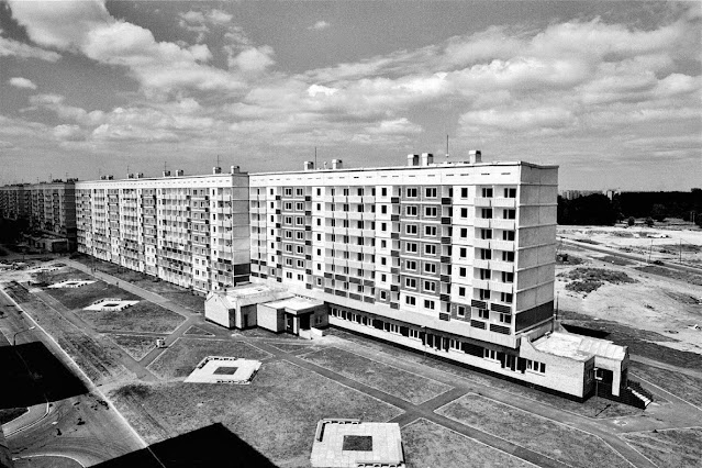 1980-е годы. Рига. Новостройки в жилом районе Золитуде