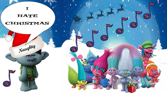 DreamWorks Trolls coloring pagees holiday.filminspector.com