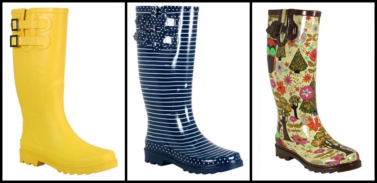 chooka butterfly rain boots