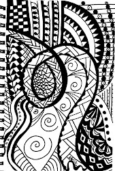 doodle mind draw drawings doodling bw challenge morning