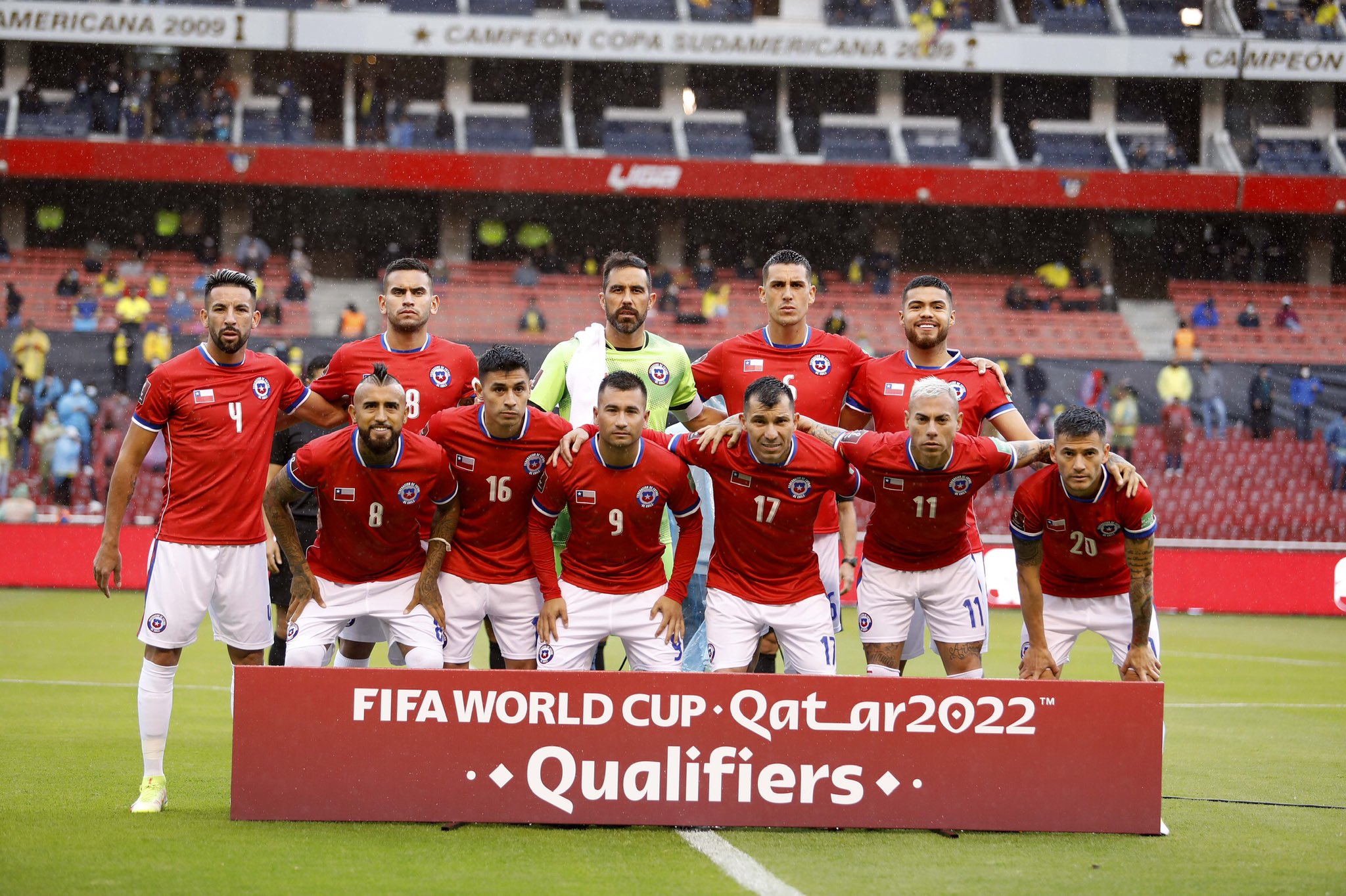 Formación de Chile ante Ecuador, Clasificatorias Catar 2022, 5 de septiembre de 2021