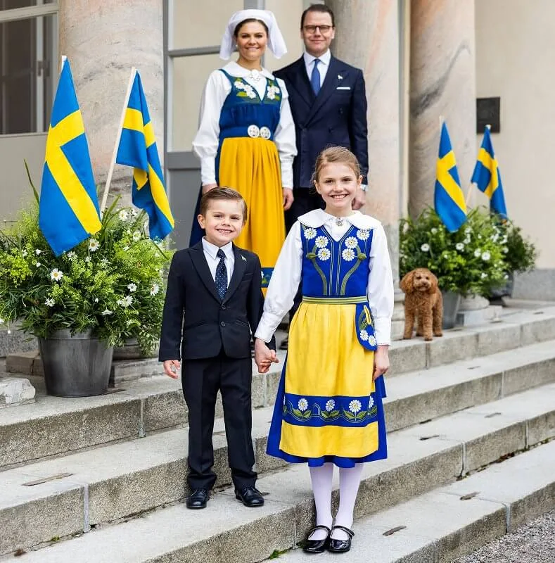 Crown Princess Victoria, Prince Daniel, Princess Estelle and Prince Oscar