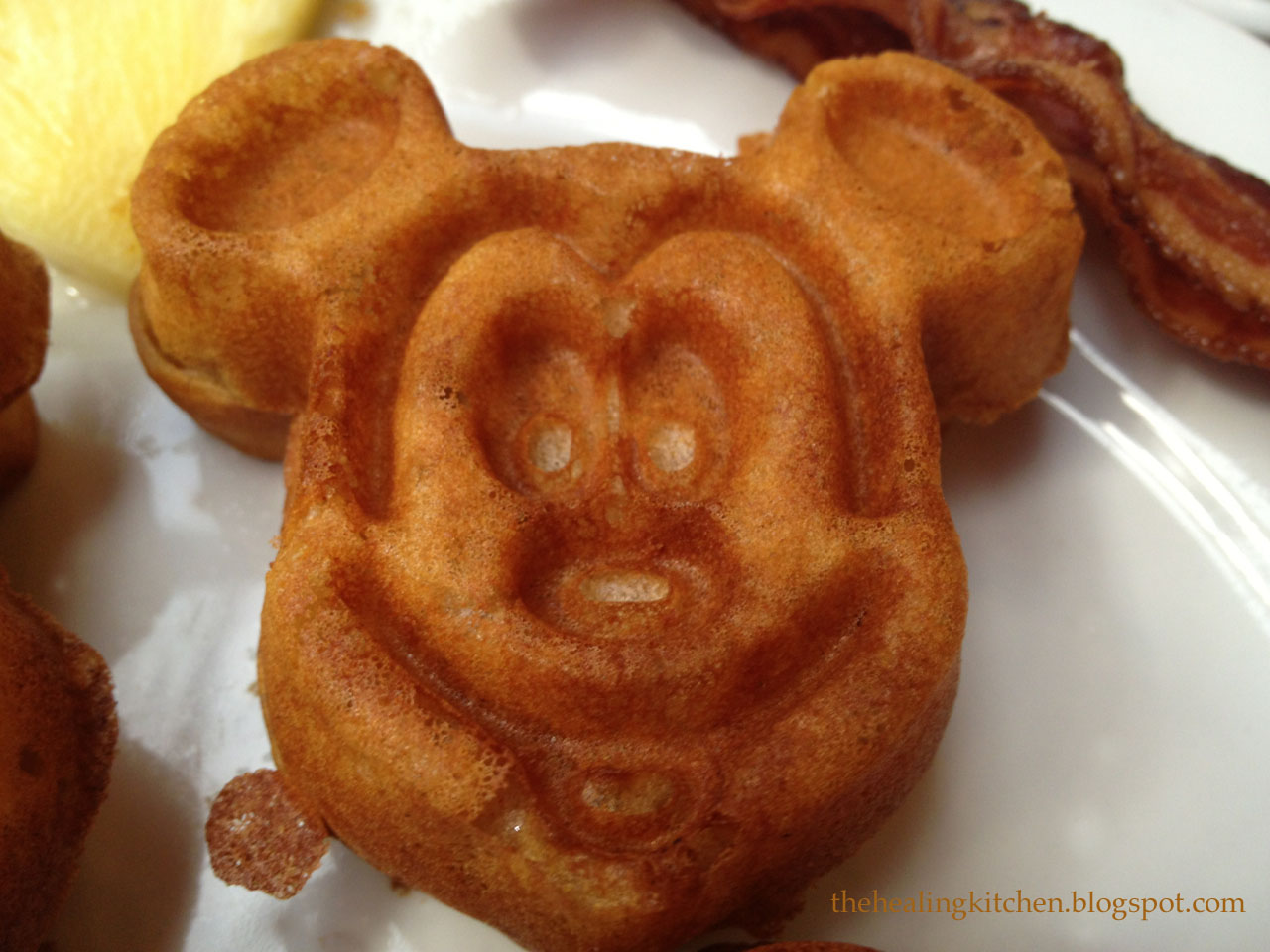 The Healing Kitchen Gluten Free Mickey Mouse Waffles at Walt Disney World