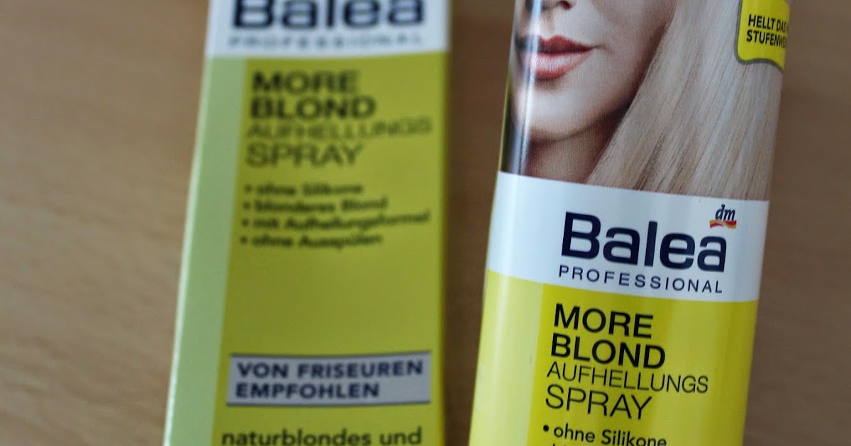 Testlabor: Balea - More Blond Aufhellungsspray