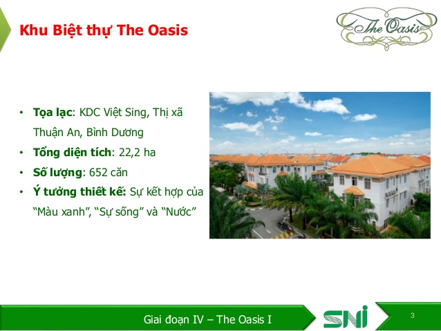 Bán Biệt Thự The Oasis Bình Dương