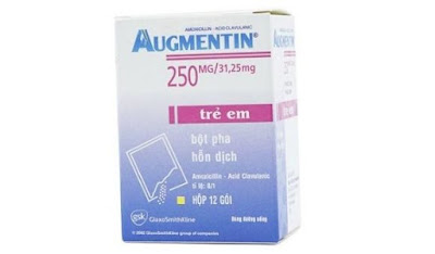 Hình ảnh thuốc augmentin 250mg