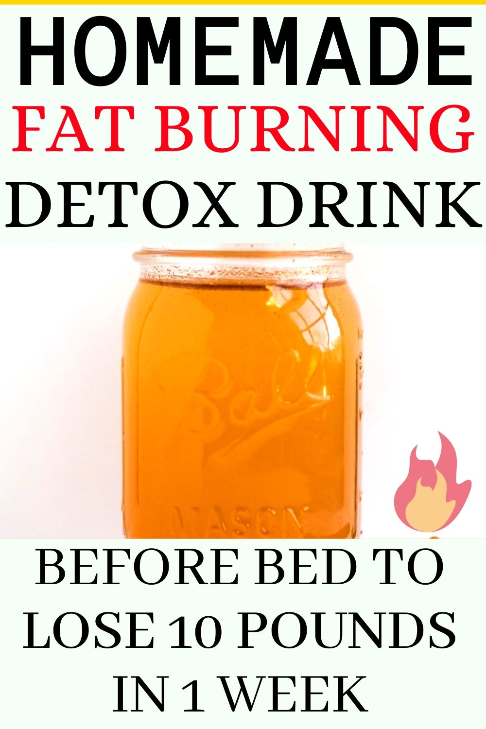 Fat Burning Detox Drink Before Bed To Lose 10 Pounds In 1 Week Hello