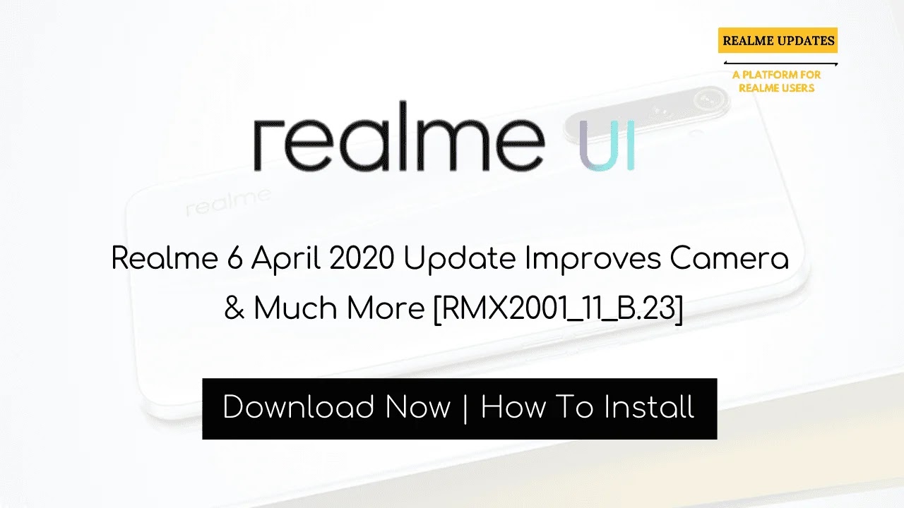 Breaking: Realme U1 March 2020 Security Patch Update Improves Security & Much More [RMX1831EX_11_C.18] - Realme Updates 