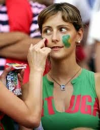 WM Brasilien 2014: sexy heissen Mädchen-Fußball-Fan, schöne Frau Unterstützer der Welt. Ziemlich Amateur girls, Bilder und Fotos Portugal garota portuguesas