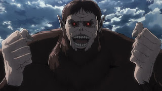 獣の巨人 ジーク・イェーガー Zeke Jaeger Beast Titian CV.子安武人 Hellominju.com : 進撃の巨人 アニメ 第3期 54話 勇者 | Attack on Titan Season3 Part2 Ep.54 "Hero" | Hello Anime !