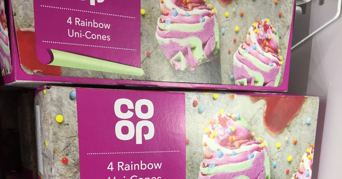Co Op Rainbow Unicones & Cherry Bakewell Ice Cream! (Spotted In Shops)