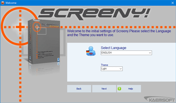 Software de captura de pantalla Screeny