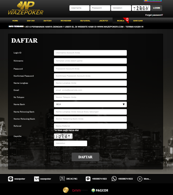 Cara Daftar wazepoker : Agen Poker Online Terbaik dan ...