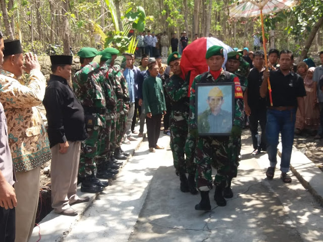 Veteran Pejuang Kemerdekaan RI Terima Penghormatan Terakhir Dari Kodim Klaten