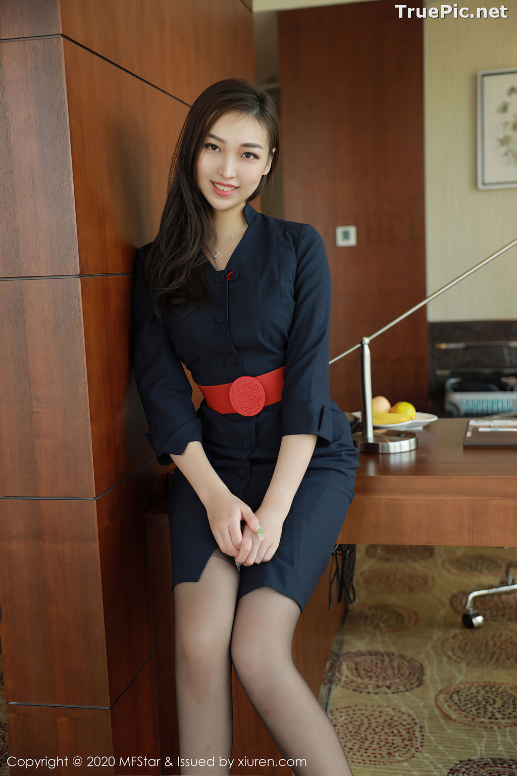 Image MFStar Vol.404 – Chinese Model – Zheng Ying Shan (郑颖姗) – Sexy Office Girl - TruePic.net - Picture-13