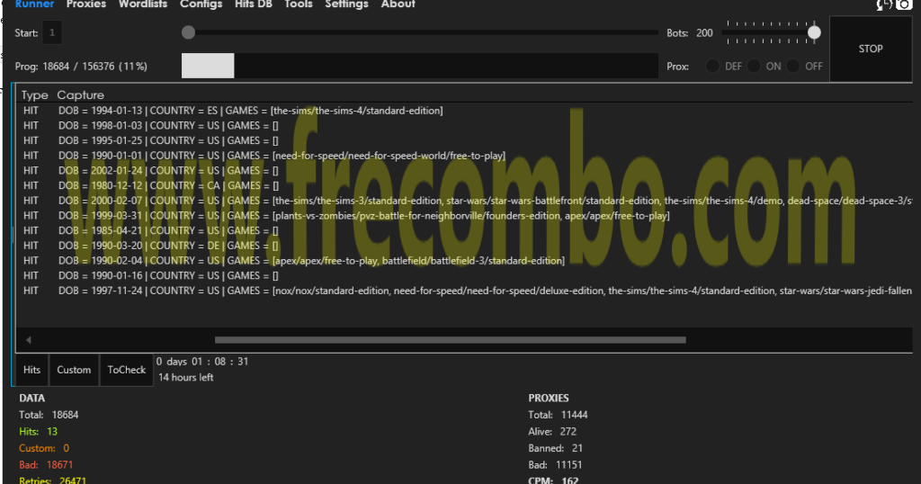 Origin OpenBullet Config Combo List Combolist