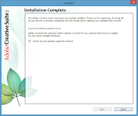 Windows 8. Free Adobe CS2 installation - Check for updates