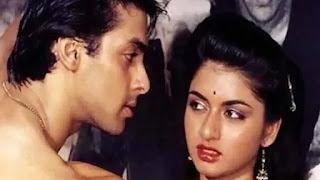 salman khan and bhagyashree in film 'maine pyaar kiya'