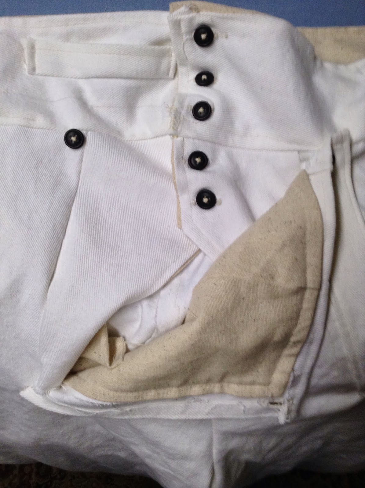 The Old Northwest Notebook: Sewing 1812 Trousers