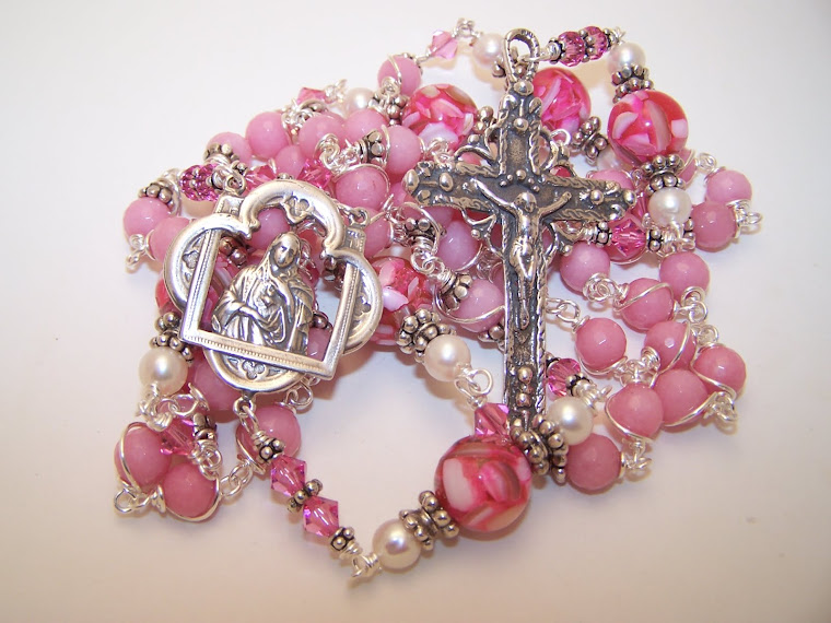 No. 3. Just Listed! FIRST COMMUNION ROSARY- Rosary Of The Sacred Heart Of Mary