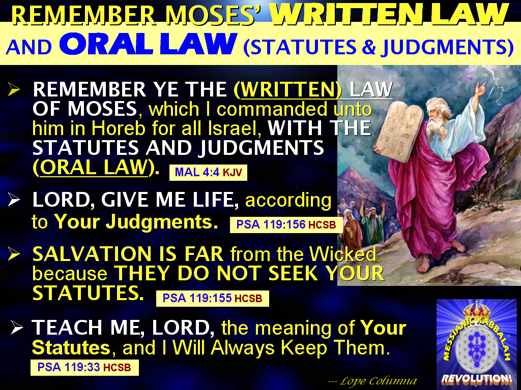 COLUMNA BITES OF WISDOM Remember The Law of Moses, God's Servant, with The Statutes and