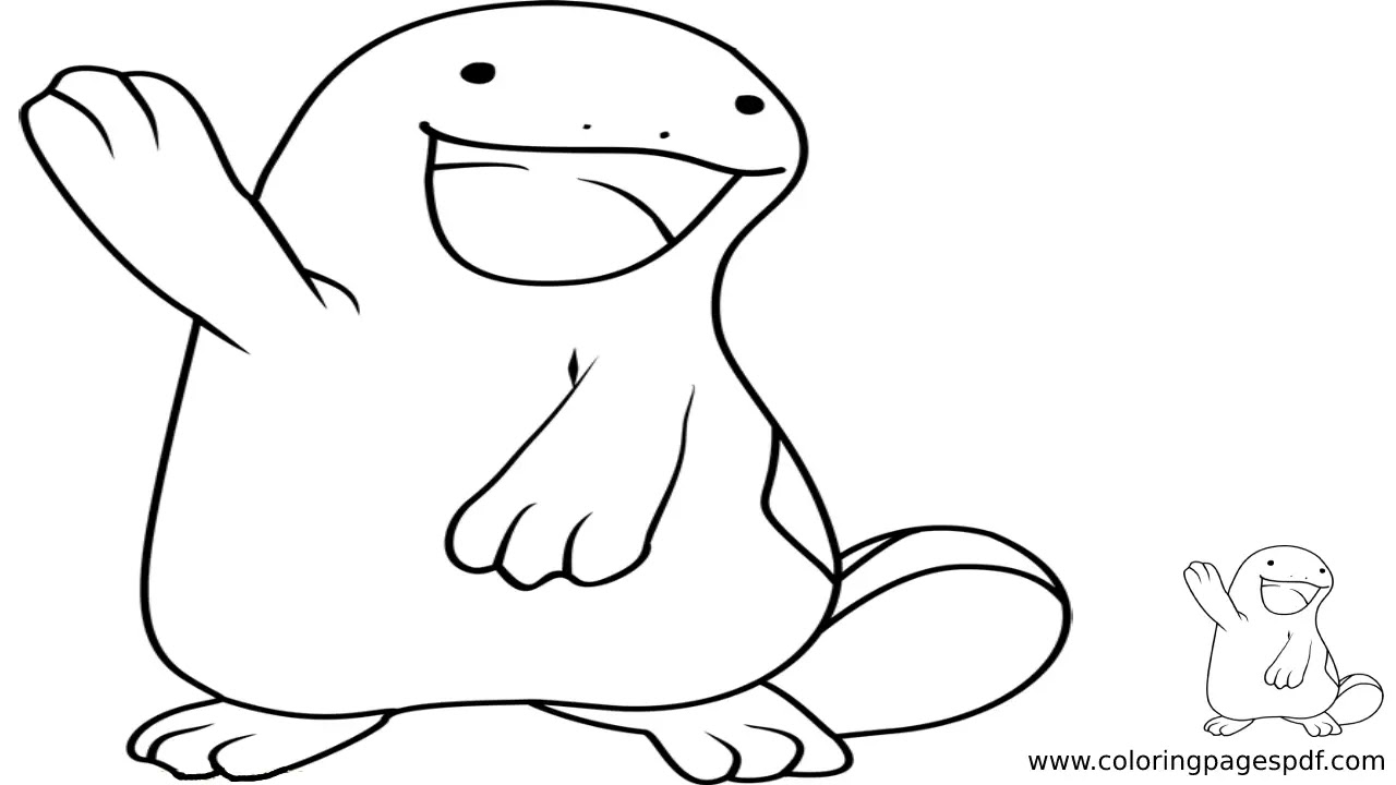 Coloring Page Of Quagsire
