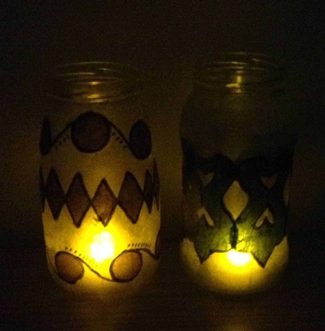 Sooz In The Shed... Candle Lantern Jars