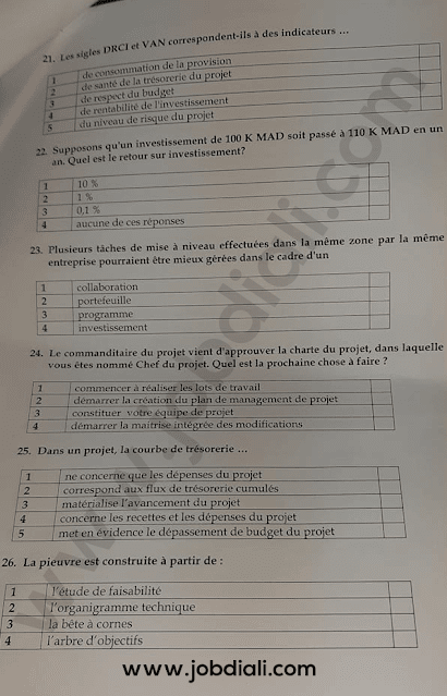 Exemple Concours Administrateurs 2ème grade Gestion - Ministère du Tourisme de l’Artisanat du Transport Aérien et de l’Économie Sociale Exemple Concours Administrateurs 2ème grade Gestion - Ministère du Tourisme de l’Artisanat du Transport Aérien et de l’Économie Sociale