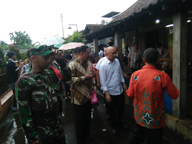 Danramil Jatinom Dampingi Kunjungan Kerja Menteri Koprasi Dan UKM Ke Wilayah Jatinom