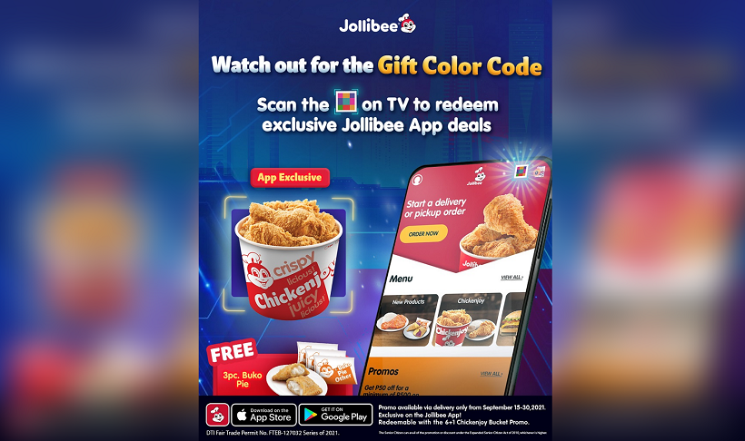 Jollibee launches Gift Color Code for an exclusive free offer
