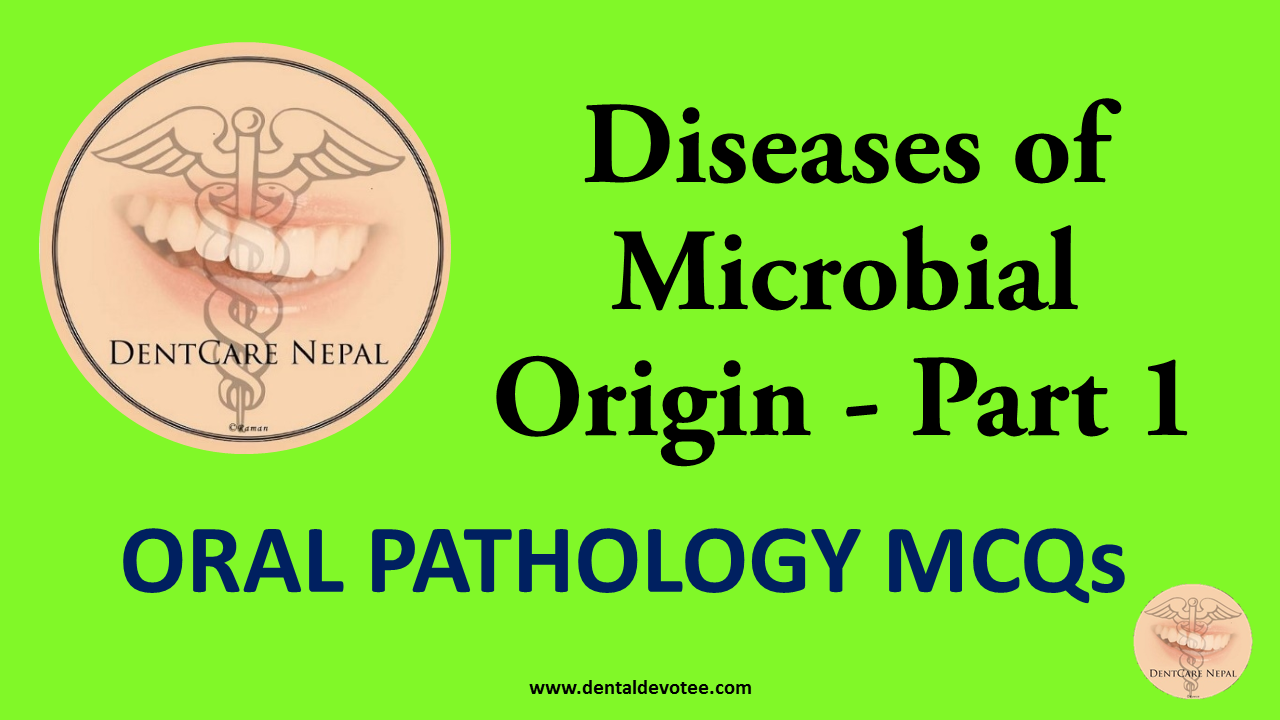 Dentosphere World of Dentistry MCQs in Oral Pathology Diseases of