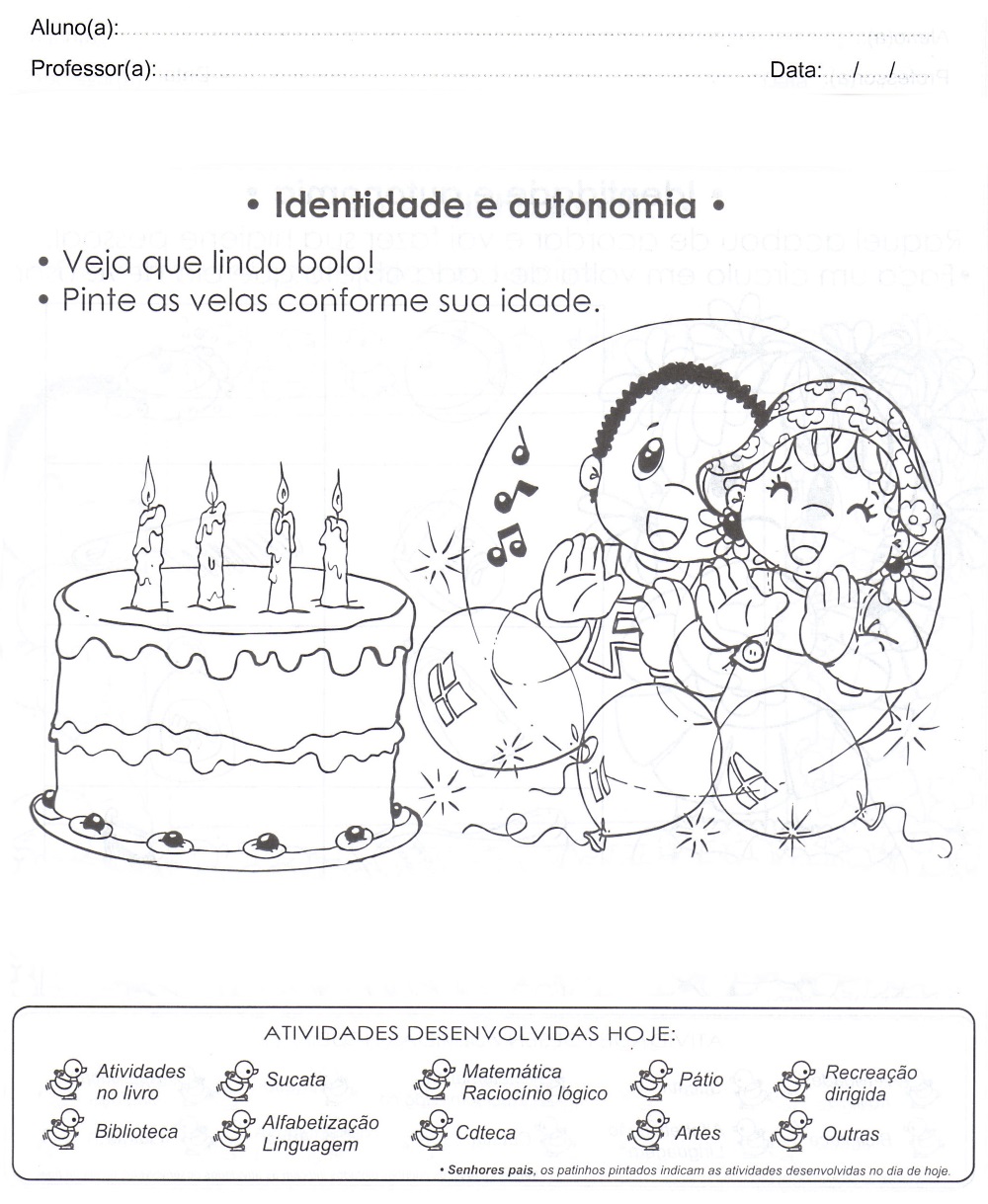 Atividades para maternal: 2 Atividades educativas para maternal 2 sobre