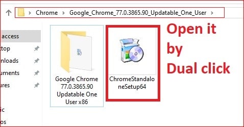 Open Folder and Start Startup of Google Chrome