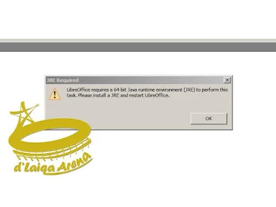 LibreOffice 7.0 Membutuhkan Java Runtime Environment (JRE)